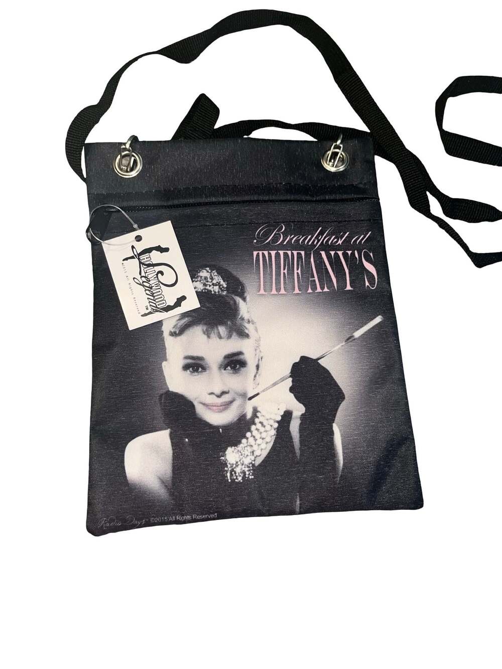 Mid-South Products Audrey Hepburn Breakfast at Tiffany's Crossbody Passport Bag